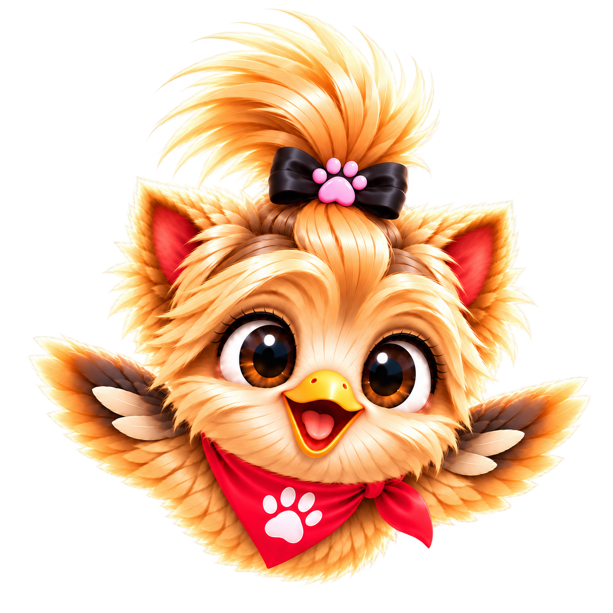 Chumpi Bird mascot